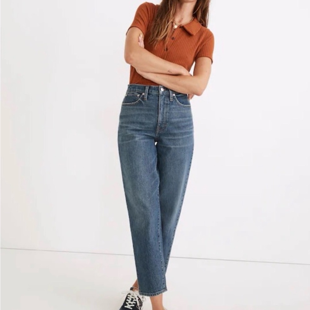 Madewell High-Rise Balloon Leg Jeans Corson Wash Size 25
